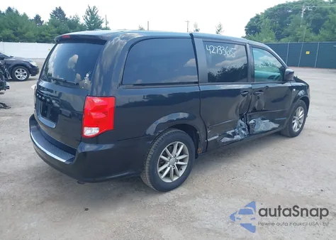 2014 Dodge Grand Caravan Se 30Th Anniversary из США, поврежденный, VIN 2C4RDGBG1ER187776